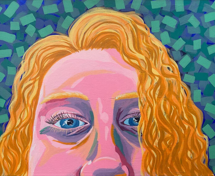 You Found Me, 2026. Acrylic on canvas.